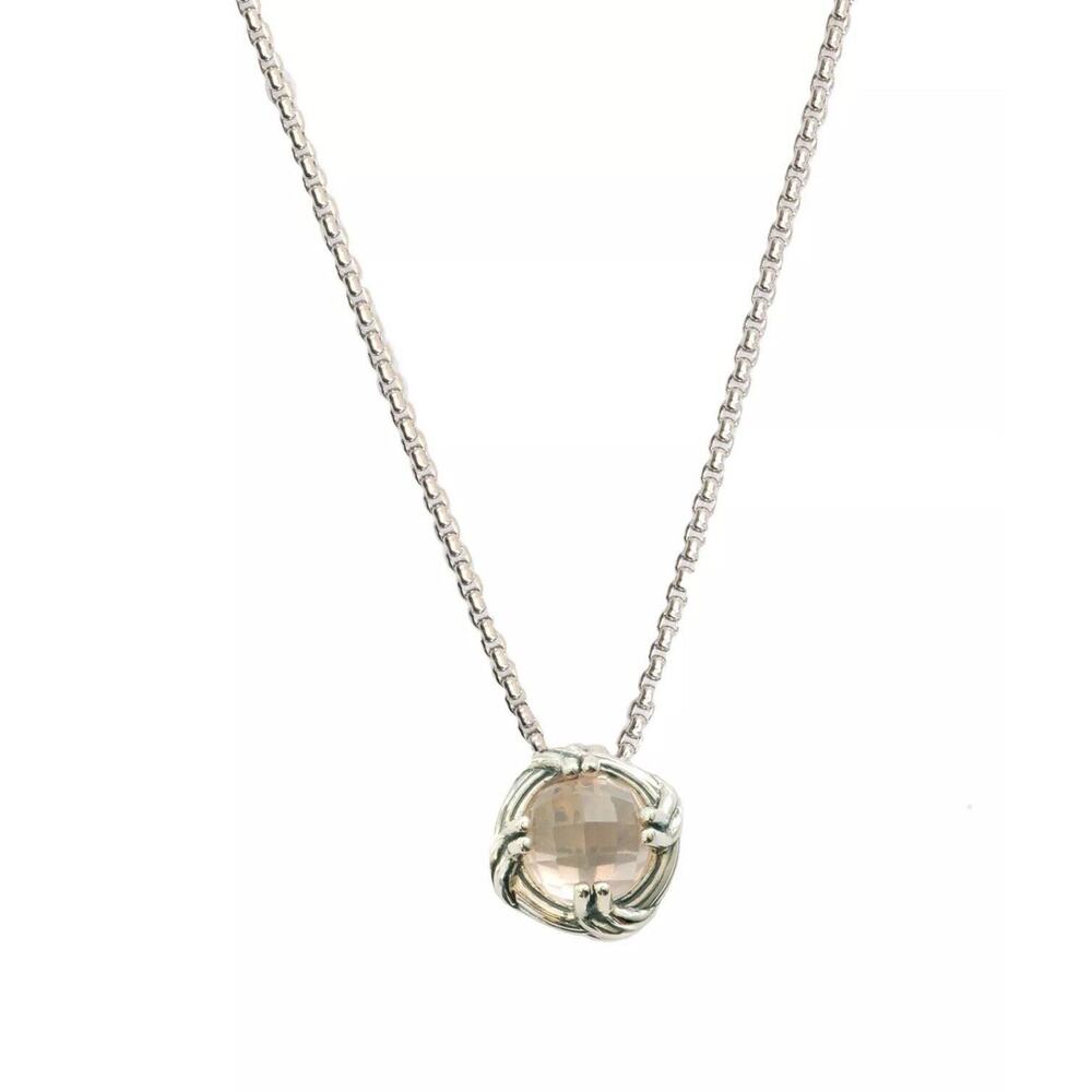 Peter Thomas Roth Topaz Sterling Silver Necklace(1 ct)Women's Luxury Fashion NWT
